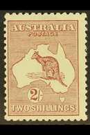 1923-24 2s Maroon Kangaroo, SG 74, Never Hinged Mint, Centred To Left. For More Images, Please Visit Http://www.sandafay - Altri & Non Classificati