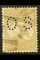 OFFICIAL 1915 1s Brown Roo Punctured "OS", SG O36, Fine Used, Nice Centering, Fresh Colour. For More Images, Please Visi - Otros & Sin Clasificación