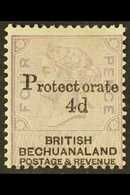 1888 Protectorate 4d On 4d Lilac & Black, SG 44, Fine Mint With Large Part OG. For More Images, Please Visit Http://www. - Otros & Sin Clasificación