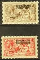 1916-19 2s.6d And 5s De La Rue Seahorses, SG 85 & 87, Superb Never Hinged Mint. (2 Stamps) For More Images, Please Visit - Sonstige & Ohne Zuordnung