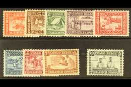 BELGIAN CONGO 1930 Congo Natives Protection Fund Set, COB 150/158, Fine Never Hinged Mint. (9 Stamps) For More Images, P - Other & Unclassified