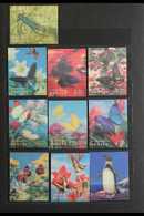 1967-1973 SIMULATED 3-D PLASTIC ISSUES. NEVER HINGED MINT COLLECTION In Two Small Stockbooks, All Different, Includes 19 - Bhutan