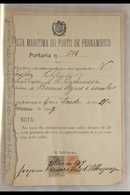 BERTHING & EMBARKATION DOCUMENTS 1907-8. An Interesting Record Of Docking At The Port Of Pernambuco, Brazil, By The Brit - Andere & Zonder Classificatie