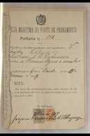 BERTHING & EMBARKATION DOCUMENTS 1907-8. An Interesting Record Of Docking At The Port Of Pernambuco, Brazil, By The Brit - Otros & Sin Clasificación