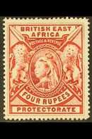 1897 4r Carmine, SG 95, Mint With Large Part Gum. For More Images, Please Visit Http://www.sandafayre.com/itemdetails.as - British East Africa