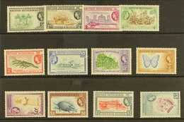 1953-62 Complete Definitive Set, SG 179/90, Never Hinged Mint (12 Stamps) For More Images, Please Visit Http://www.sanda - Honduras Britannique (...-1970)