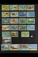 1968-1976 COMPLETE NEVER HINGED MINT COLLECTION On Stock Pages, ALL DIFFERENT, Complete SG 16/89, Includes 1968-70 Marin - British Indian Ocean Territory (BIOT)