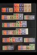 1942 - 1951 NEVER HINGED MINT SELECTION Fine Mint Range Of Complete Sets Including 1942 MEF Overprints In Blocks Of 4, 1 - Afrique Orientale Italienne