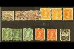 1860 - 63 USEFUL SELECTION Small Mint And Used Range With 1c Unused (3 Shades), 2c Yellow Orange Mint And Used And Deep  - Altri & Non Classificati