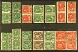 1911-31 MINT & NHM PAIRS COLLECTION A Mint & Nhm Selection Of 1c & 2c Horizontal & Vertical Pairs Inc Coil Ranges. Some  - Andere & Zonder Classificatie