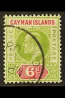 1907 6d Olive & Rose, SG 14, Fine Cds Used For More Images, Please Visit Http://www.sandafayre.com/itemdetails.aspx?s=61 - Cayman Islands