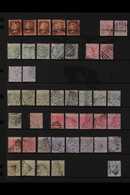 1880-1949 USED RANGES With Some Duplication And Postmark Interest Neatly Arranged By Issues On Stock Pages, Includes 188 - Andere & Zonder Classificatie