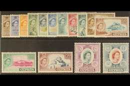 1955-60 Definitives Complete Set, SG 173/87, Never Hinged Mint. (15 Stamps) For More Images, Please Visit Http://www.san - Other & Unclassified