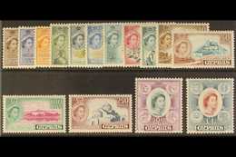 1955-60 Definitives Complete Set, SG 173/87, Never Hinged Mint. (15 Stamps) For More Images, Please Visit Http://www.san - Sonstige & Ohne Zuordnung