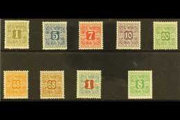 NEWSPAPER 1907-15 MINT SELECTION On A Stock Card With 1907 Set To 1Kr & 1914-15 8 Ore. Useful Range (9 Stamps) For More  - Other & Unclassified
