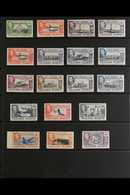 1938-50 KGVI Definitives Complete Set, SG 146/63, Never Hinged Mint. Fresh And Attractive! (18 Stamps) For More Images,  - Falkland Islands
