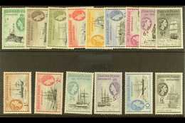 1954 Definitives Complete Set, SG G26/40, Very Fine Never Hinged Mint. (15 Stamps) For More Images, Please Visit Http:// - Islas Malvinas