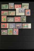 1938-55 Basic Set Incl. Both 5d Colours, SG 249/266b, Fine Never Hinged Mint. (19 Stamps) For More Images, Please Visit  - Fidschi-Inseln (...-1970)