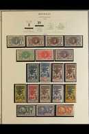 SENEGAL 1906-1944 MINT COLLECTION (Ex Alphonse) Presented On Printed "Scott" Album Pages. Highly Complete For The Period - Autres & Non Classés