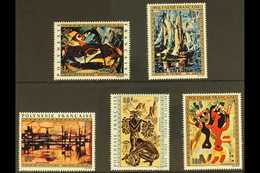 POLYNESIA 1972 Art (Air) Set, Yv 65/69, Never Hinged Mint (5 Stamps) For More Images, Please Visit Http://www.sandafayre - Otros & Sin Clasificación