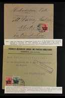 EASTERN MILTARY COMMAND AND POLAND COVERS Occupation Of Poland 1915 Range Of Overprinted Stamps (SG And Mi 1/5) On 4 Cov - Sonstige & Ohne Zuordnung