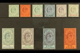 1903 Complete Definitive Set, SG 46/55, Very Fine Mint (10 Stamps) For More Images, Please Visit Http://www.sandafayre.c - Gibraltar