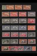 1938-51 FINE MINT DEFINITIVES CAT £1300+ An Attractive All Different Collection Which Includes The Complete Set From ½d  - Gibraltar