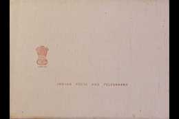 1960 PRESENTATION FOLDER From The Indian Delegation To The C.C.I.T.T. Signed By R. Waist, The Of The Indian Delegation,  - Other & Unclassified