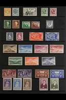 1922-66 VERY FINE MINT COLLECTION Presented On Stock Pages That Includes 1922-34 1s Definitive, 1940-68 Definitive Set O - Autres & Non Classés
