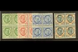 1926 25c - 2L50 "Floreale" Set, Sass S41, In Superb NHM Blocks Of 4. Cat €1100  (£935) (16 Stamps) For More Images, Plea - Zonder Classificatie