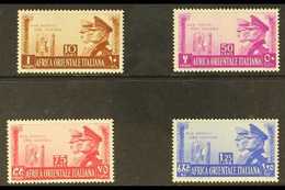 ITALIAN EAST AFRICA 1941 German-Italian Friendship Complete Unissued Set, Sassone 41/44, Superb Mint, Lovely Fresh Colou - Other & Unclassified