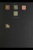 1870's-1970's DEFINITIVE ISSUES Chiefly Used Collection/accumulation In An Album. With 1871 Dragon Set (presumed Forgeri - Other & Unclassified