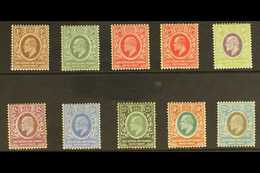 1907 - 8 Ed VII Set, Wmk MCA, SG 34/43, Fine To Very Fine Mint. (10 Stamps) For More Images, Please Visit Http://www.san - Vide