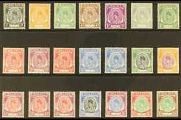 PERLIS 1951-55 KGVI Definitive Set, SG 7/27, Never Hinged Mint (21 Stamps) For More Images, Please Visit Http://www.sand - Otros & Sin Clasificación