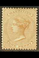 1863 1d Brown, Wmk CC, SG 57, Very Fine Mint. For More Images, Please Visit Http://www.sandafayre.com/itemdetails.aspx?s - Maurice (...-1967)