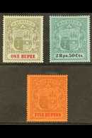 1900 1r To 5r High Values Complete, SG 153/5, Very Fine And Fresh Mint. (3 Stamps) For More Images, Please Visit Http:// - Mauritius (...-1967)