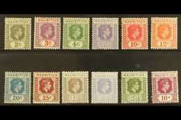 1938-49 Basic KGVI Set, SG 252/263a, Never Hinged Mint. (12 Stamps) For More Images, Please Visit Http://www.sandafayre. - Mauricio (...-1967)