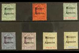 BRITISH 1903-05 KEVII CA Watermark Set, SG 17/23, Very Fine Mint (7 Stamps) For More Images, Please Visit Http://www.san - Otros & Sin Clasificación