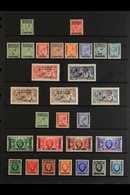 SPANISH CURRENCY 1912-1956 ALL DIFFERENT MINT COLLECTION Presented On Stock Pages Offering Strong Coverage Of The Period - Other & Unclassified