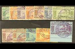 FRENCH 1938 Gold Currency Complete Set, SG F53/64, Fine Violet Cds Used. (12 Stamps) For More Images, Please Visit Http: - Andere & Zonder Classificatie