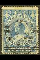 1894 ½d On 2½d Blue, SG 65, Very Fine Used. For More Images, Please Visit Http://www.sandafayre.com/itemdetails.aspx?s=6 - Otros & Sin Clasificación