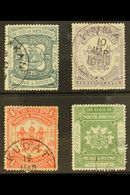 1894 Set To $2 Dull Green, SG 81/84, Very Fine Used, The $ With Faults (4 Stamps) For More Images, Please Visit Http://w - North Borneo (...-1963)