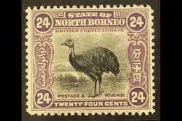 1925-28 24c Violet, SG 288, Fine Mint For More Images, Please Visit Http://www.sandafayre.com/itemdetails.aspx?s=614412 - North Borneo (...-1963)