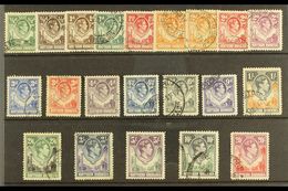 1938-52 KGVI Definitives Complete Set, SG 25/45, Fine/very Fine Used. (21 Stamps) For More Images, Please Visit Http://w - Nordrhodesien (...-1963)