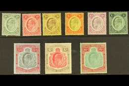 1908 Ed VII Set Complete To 10s, SG 73/80, Very Fine Mint. (9 Stamps) For More Images, Please Visit Http://www.sandafayr - Nyassaland (1907-1953)