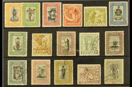 1932-40 Pictorials Set Complete, SG 130/145, Very Fine Used (16 Stamps) For More Images, Please Visit Http://www.sandafa - Papua New Guinea