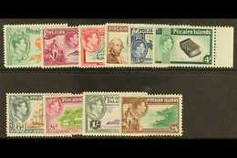 1940-51 Complete KGVI Set, SG 1/8, Fine Never Hinged Mint. (10 Stamps) For More Images, Please Visit Http://www.sandafay - Pitcairn