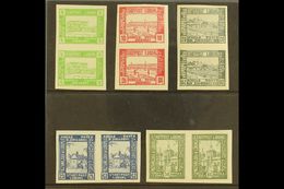 LOCAL TOWN POST LUBOML 1918 Complete Set Of INVERTED FIGURES OF VALUES, All As IMPERF PAIRS With Normal Stamps, Barefoot - Other & Unclassified