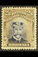 1922-24 2s6d Violet-blue And Grey-brown "Admiral", Head Die III, Perf 14, SG 303, With Head Shifted To The Left, Very Fi - Sonstige & Ohne Zuordnung