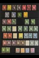1864-94 QUEEN VICTORIA COLLECTION. An Attractive Collection Of Mint & Used Issues With Opt Types, Values To 5s, Perf Var - Saint Helena Island